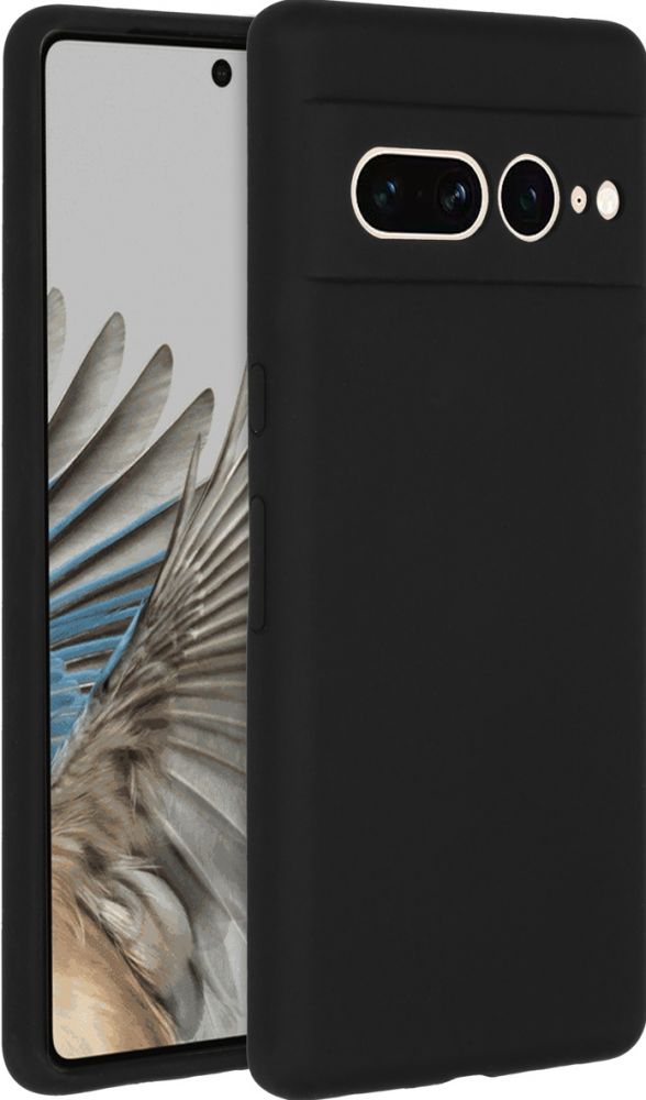 Accezz Liquid Silicone Backcover Google Pixel 7 Pro - Zwart
