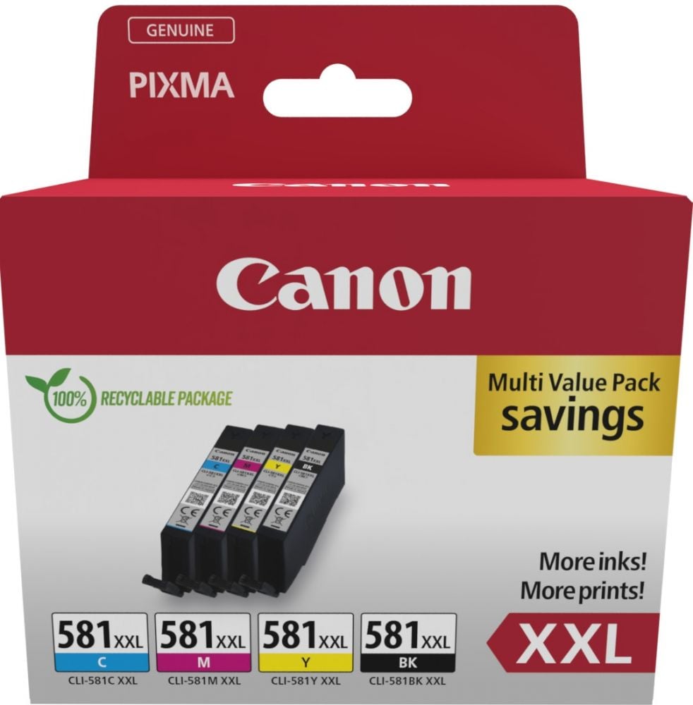 Canon CLI-581XXL BKCMY Multi Pack - 4