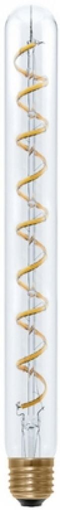 Segula LED Long Tube 300 Curved Spirale duidelijk E27 8W 1900K
