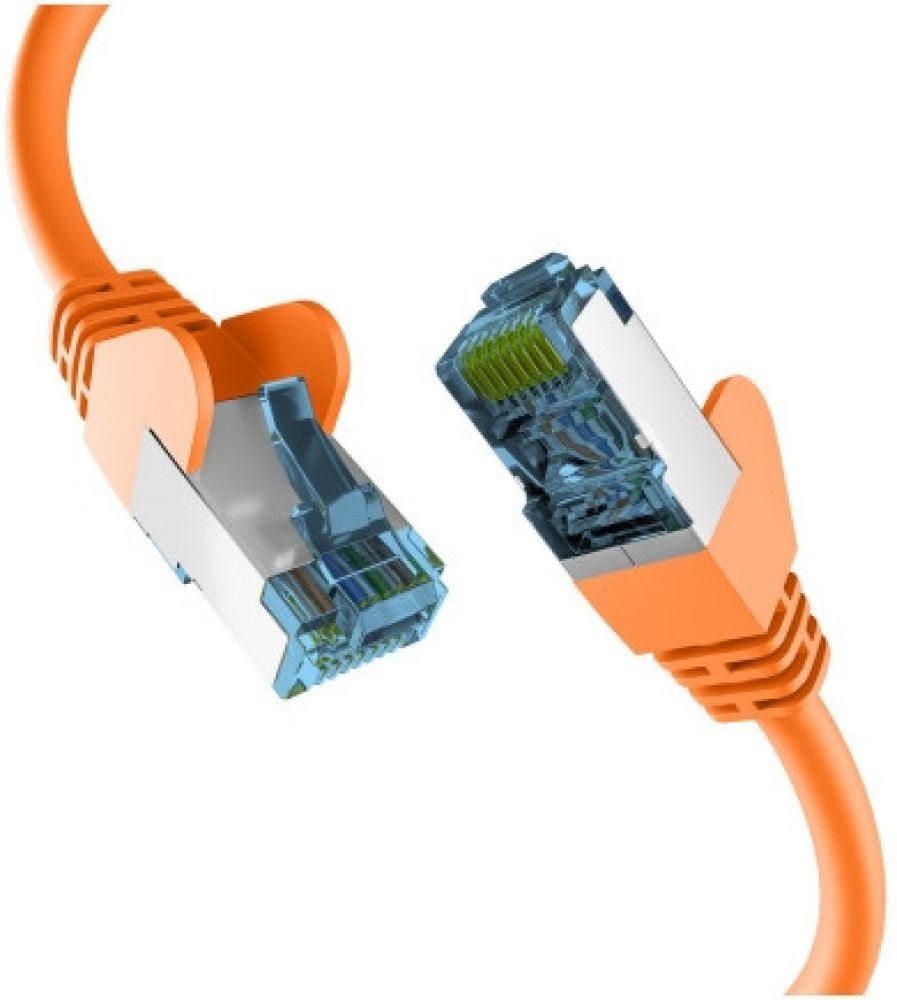 EFB RJ45 PATCHKABEL met CAT7 ROHKABEL ORANGE 3m