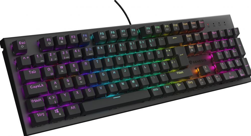 Genesis Gaming keyboard THOR 303 brown kabelgeb. (DE)