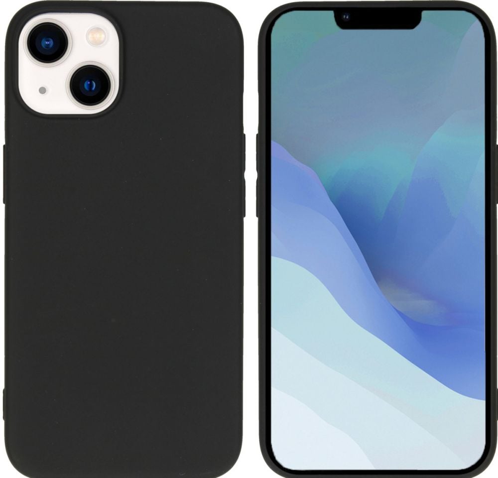 Accezz Color Backcover iPhone 14 - Zwart
