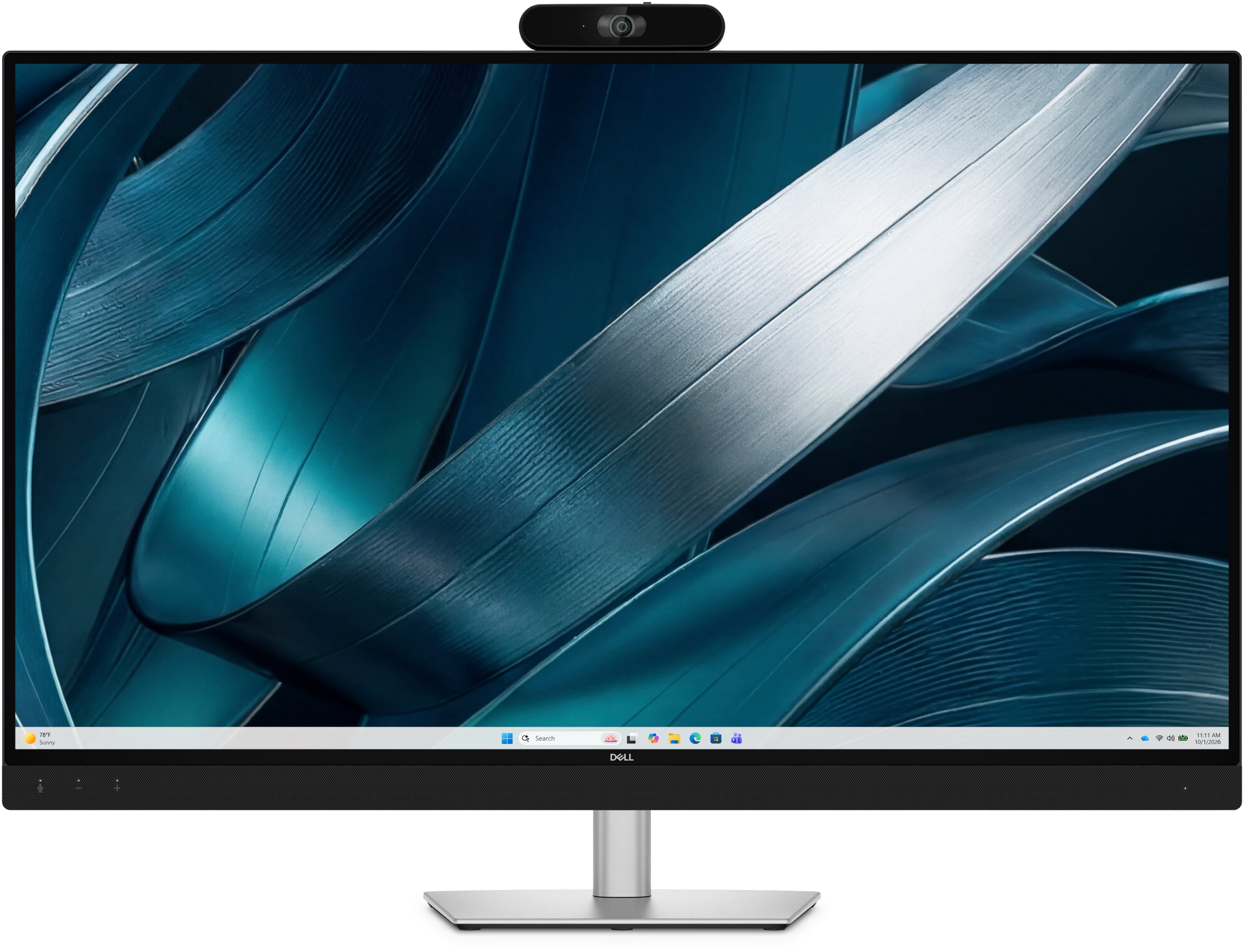 Dell Pro P43 P4326QEB 43" Monitor 4K UHD USB-C hub Webcam Speakers