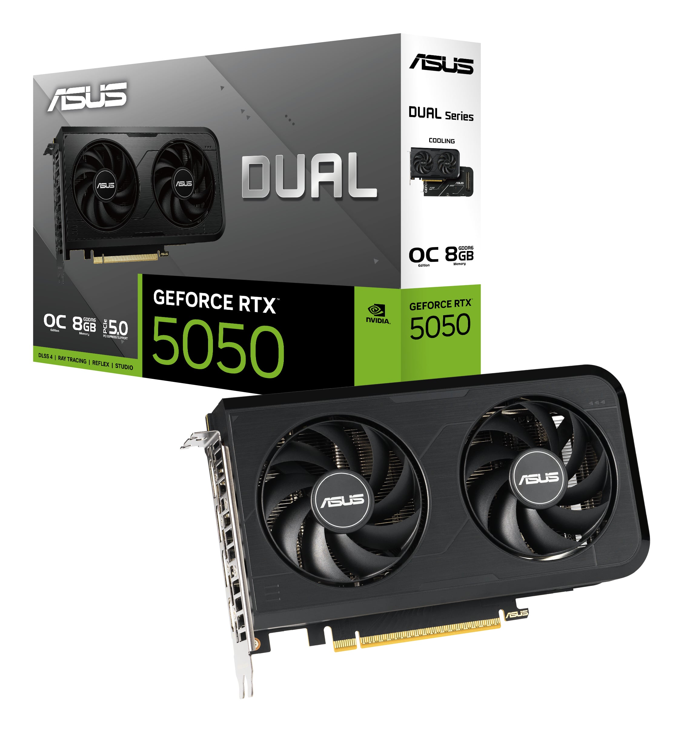ASUS Dual GeForce RTX 5050 OC Edition - Videokaart