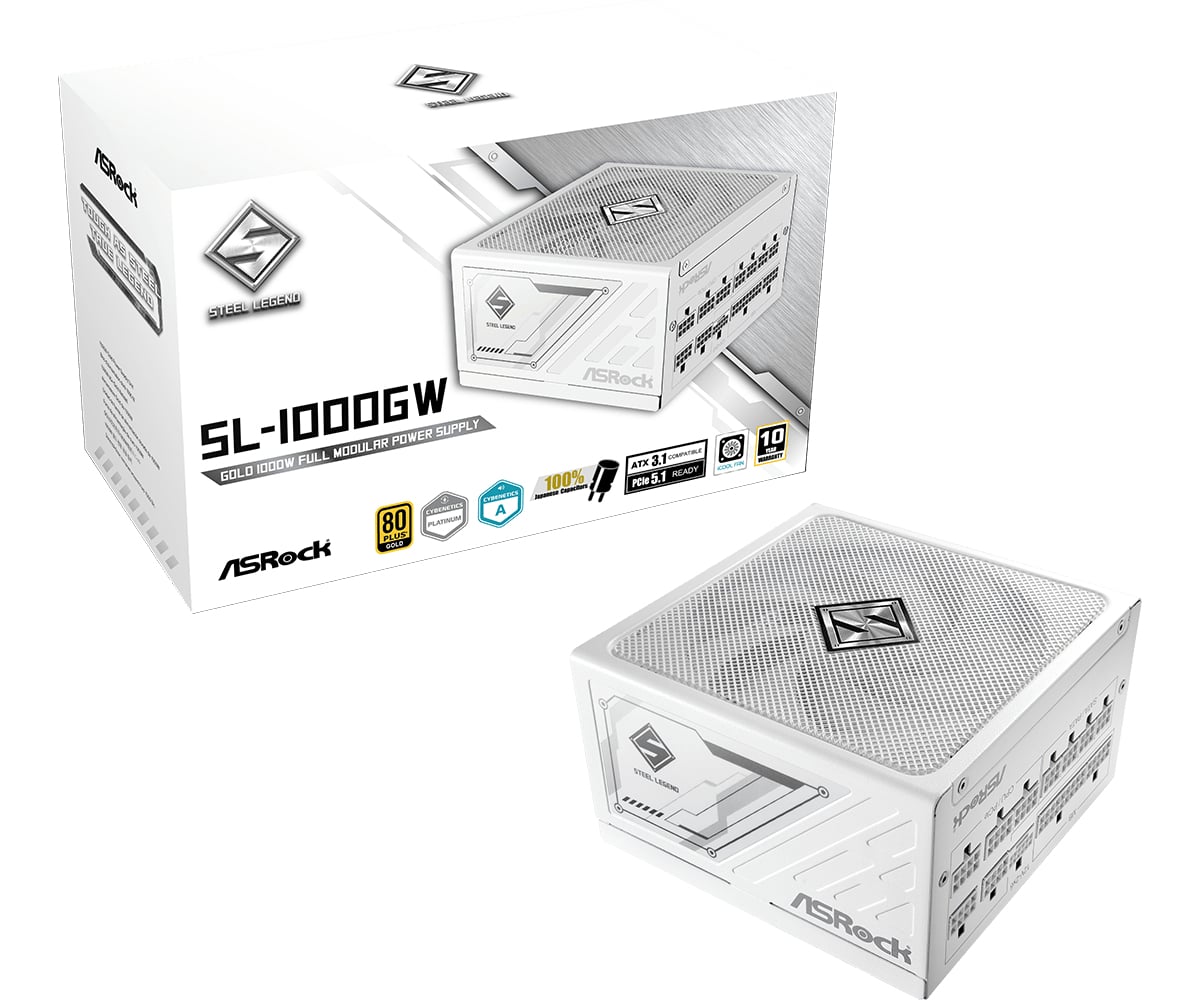 Asrock Steel Legend SL-1000GW - Voeding