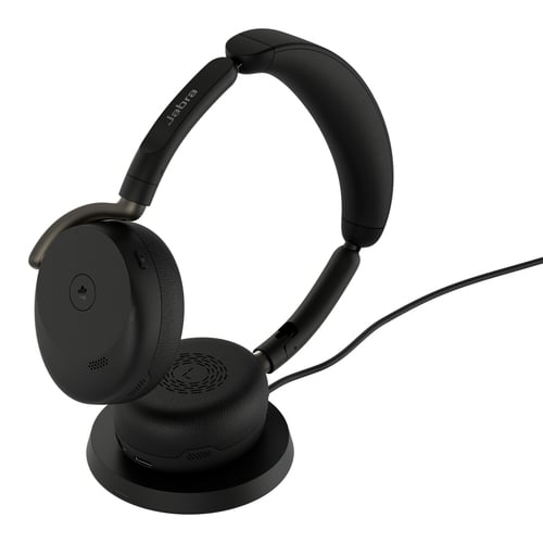 Jabra Evolve3 65 Flex MS Stereo Black (USB-A) +  Oplaadstandaard - Headset