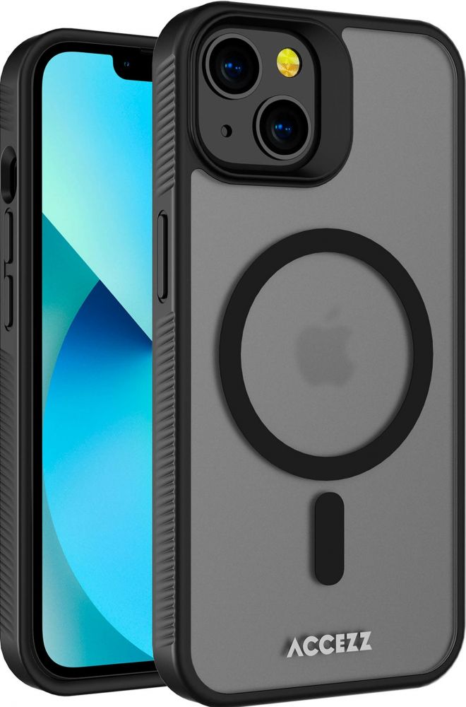 Accezz Rugged Frosted MagSafe Backcover iPhone 13