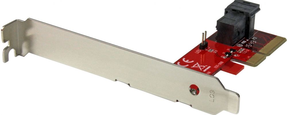 StarTech.com x4 PCI Express naar SFF-8643 adapter voor PCIe NVMe U.2 SSD - PCI Express 2.5" NVM Express SSD adapter