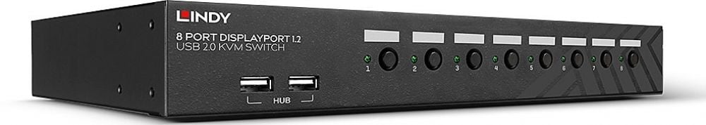 Lindy 8 Port DisplayPort 1.2 & USB 2.0 KVM Switch