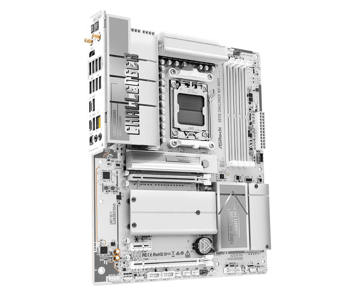 ASRock X870E Challenger WiFi White - Moederbord