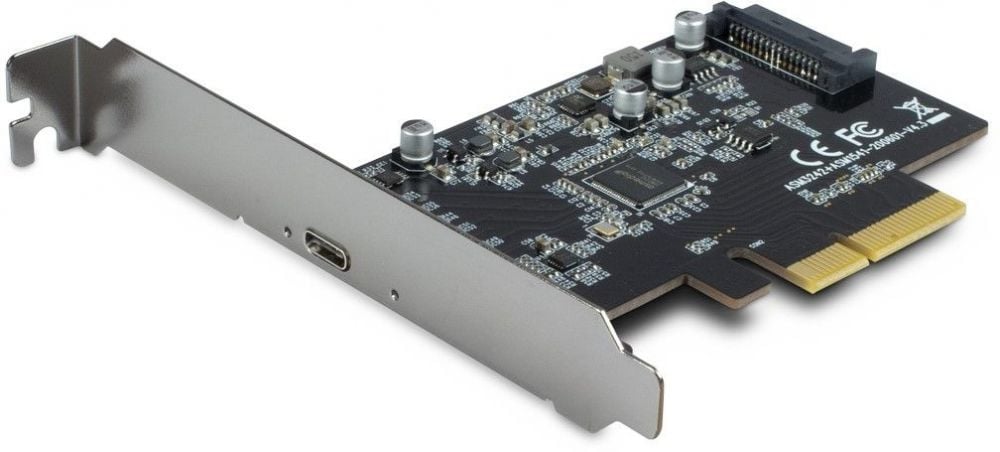 Inter-Tech PCIe Adapter kaart ARGUS KC-008, PCIeX4->USB3.2 retail