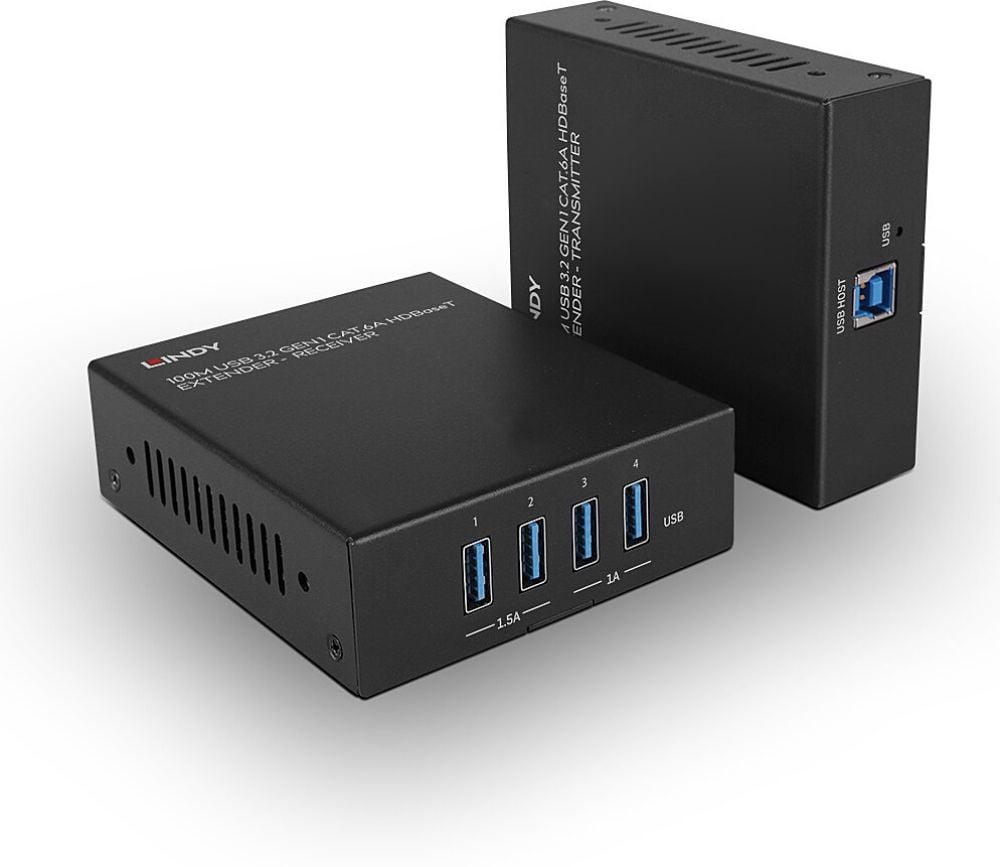 LINDY USB 3.2 Gen 1 Cat.6A HDBaseT Extender 100m