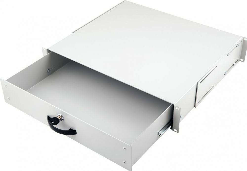 Equip schuiflade 19" voor Serverschränke 2U, afsluitbaar gr
