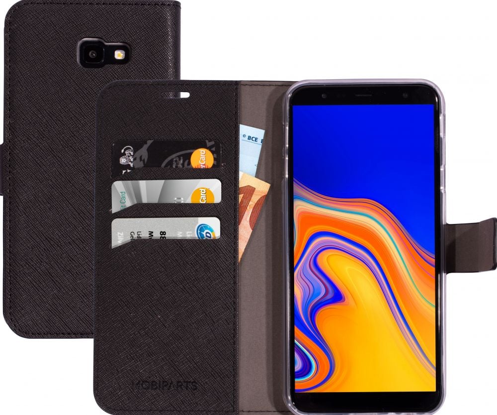 Mobiparts Saffiano Wallet Case Samsung Galaxy J4 Plus (2018) - Smartphonehoesje