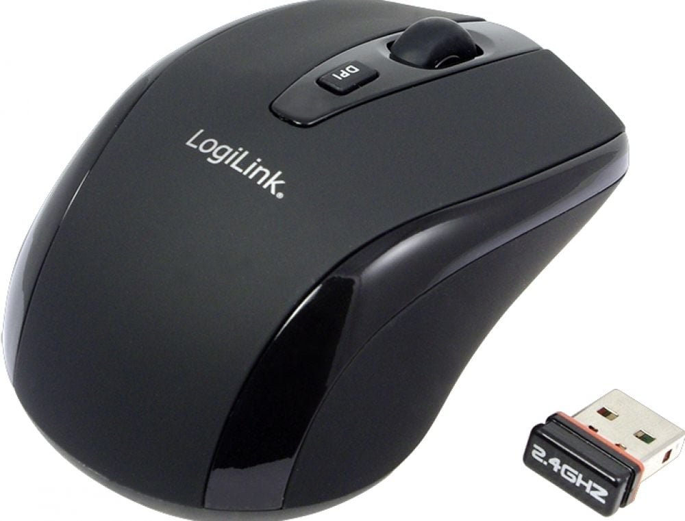 LogiLink Maus Optical Wireless 2.4 GHz Mini - Muis