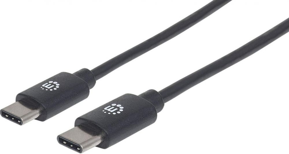 Manhattan USB 2.0 Type C-Kabel C-stekker/C-stekker 3m zwart