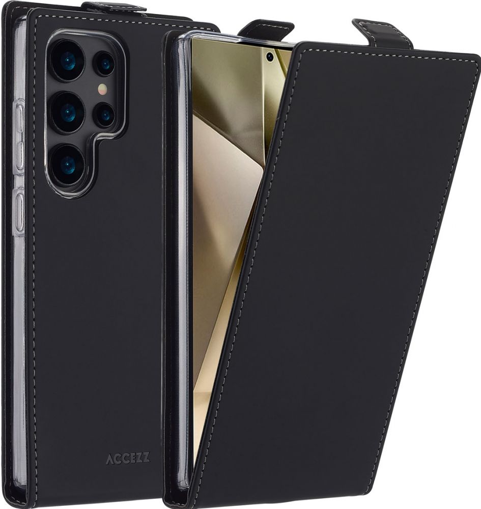 Accezz Flipcase Samsung Galaxy S25 Ultra - Zwart