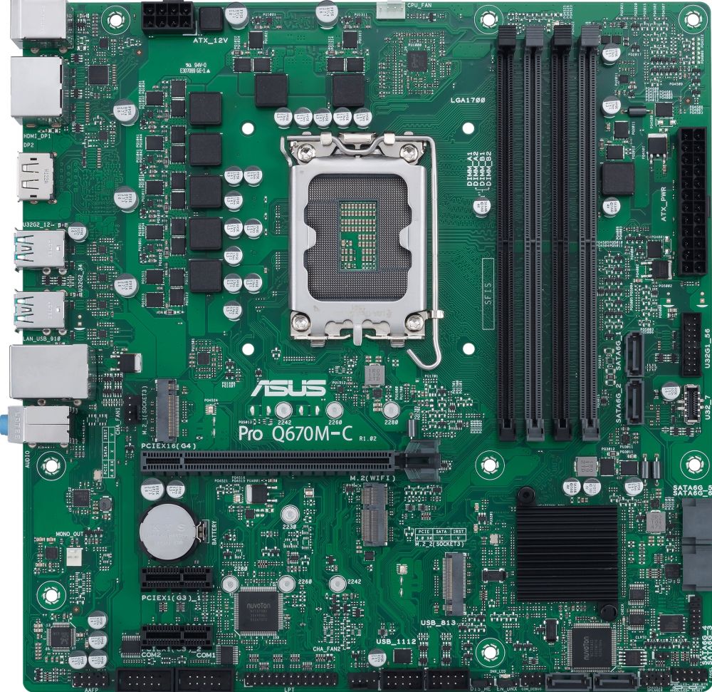 ASUS ASUS Pro Q670M-C-CSM - Moederbord