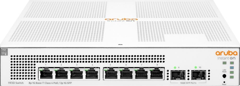 HPE Networking Instant On 1930 8G PoE 2SFP 124W (JL681A) - Switch