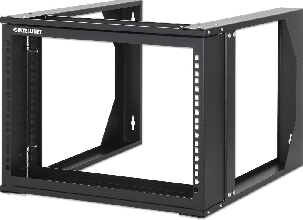 INTELLINET 19" Open Frame Rack 2 Schienen 6HE T:450mm schwrz
