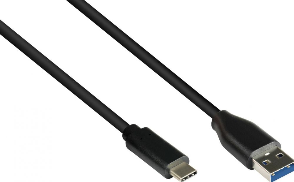 Good Connections USB3.0 Kabel A-USB-C zwart 3m