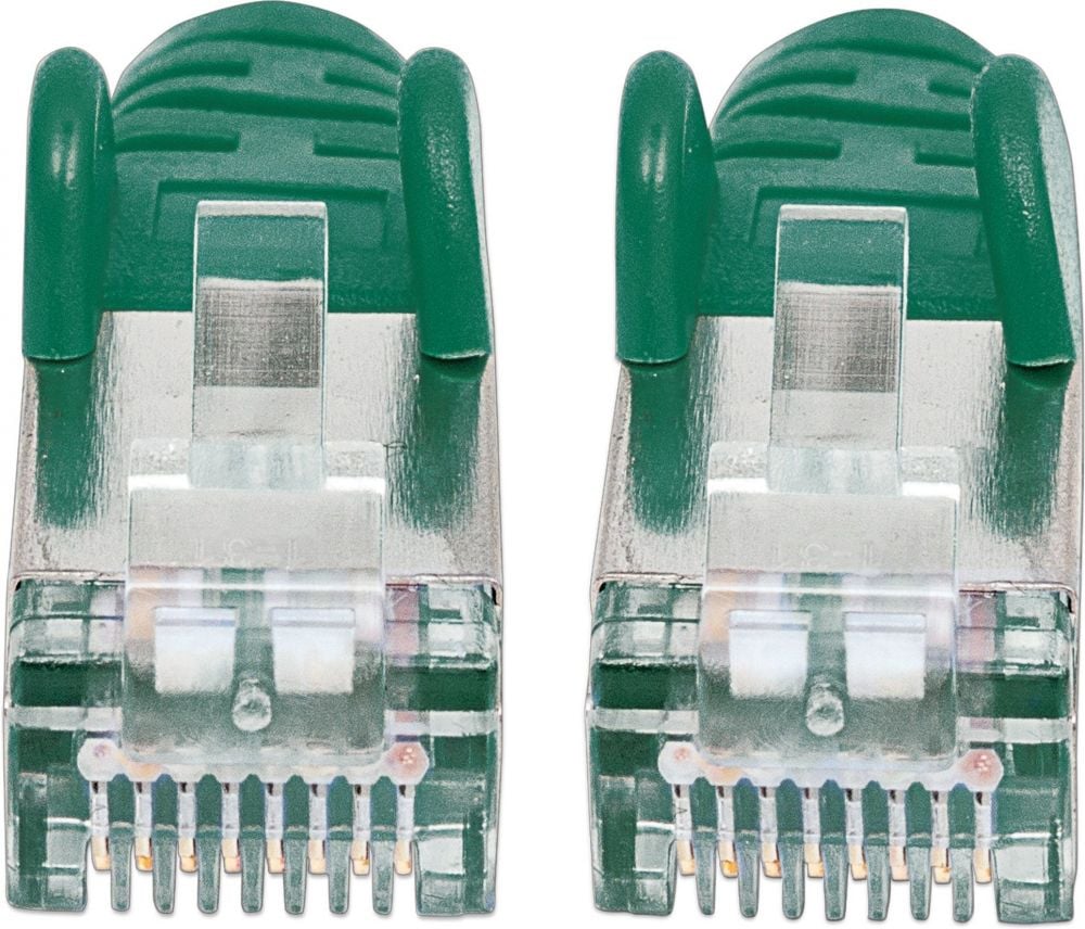 Intellinet Patchkabel RJ45 S/FTP Cat6 koper LSOH 1,0m groen