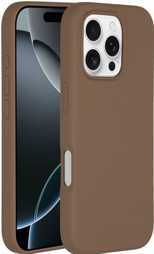 ACCEZZ Accezz Liquid Silicone Backcover met MagSafe iPhone 16 Pro Max - Light Brown