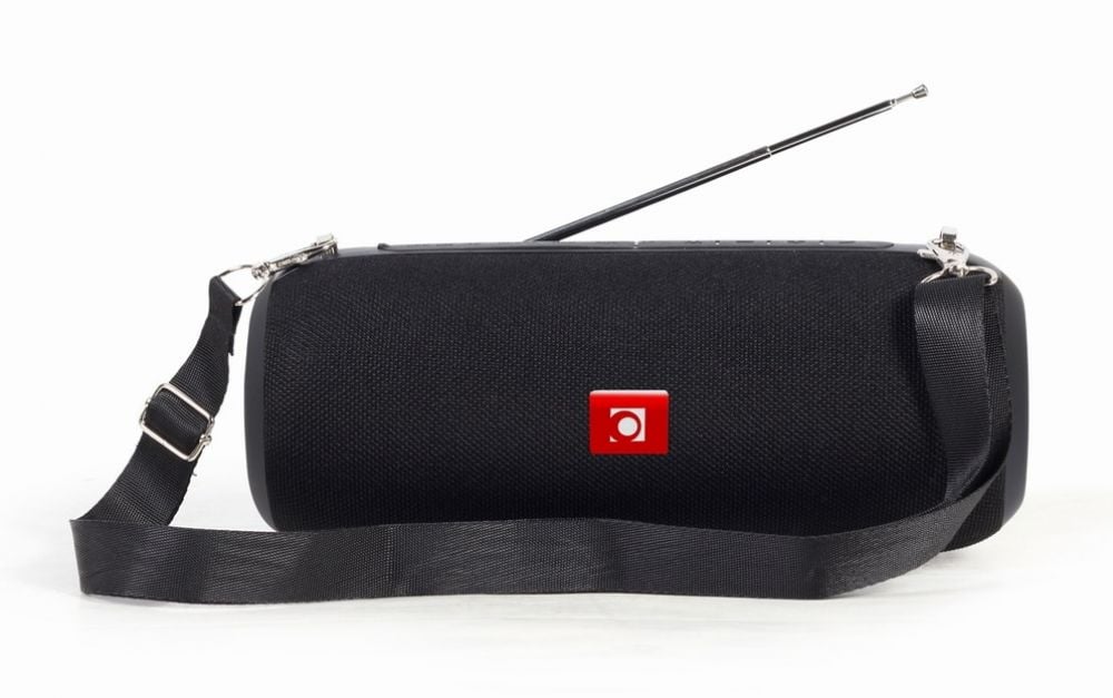 GEMBIRD Tragbare Bluetooth-Speaker met Antenne zwart