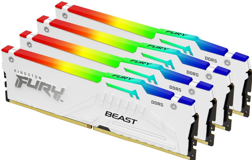 Kingston FURY Beast RGB White - Geheugen