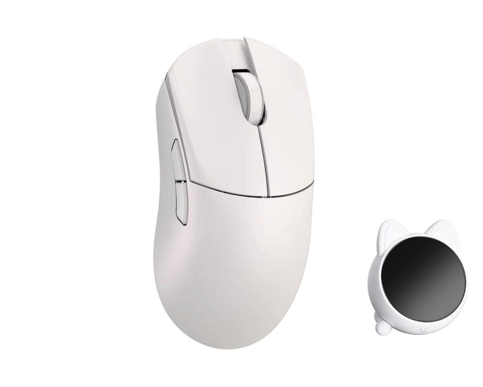 WLMouse Huan Stainless Magnesium Alloy Wireless White - Muis
