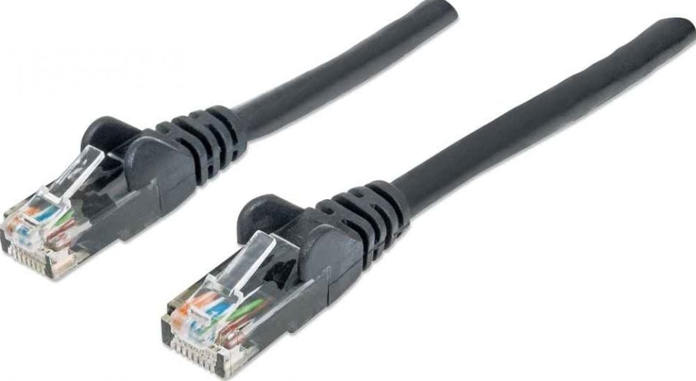 Intellinet Patchkabel RJ45 U/UTP Cat6 2.00m Hebelschutz zwart