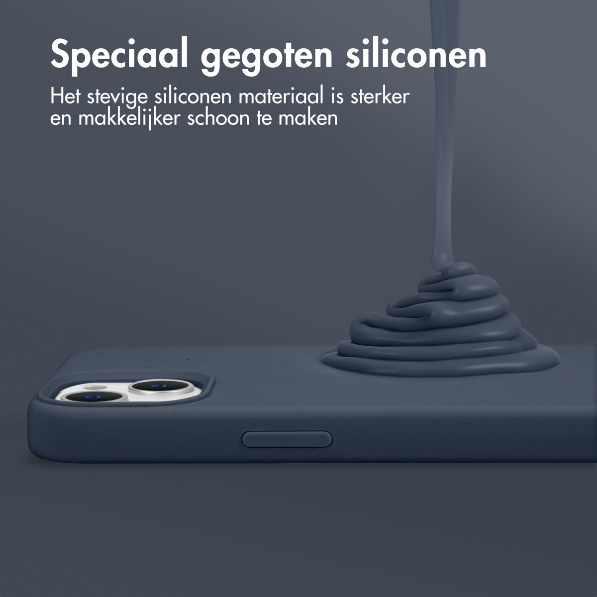 Accezz Liquid Silicone Backcover met MagSafe SH00086593 - Smartphonehoesje