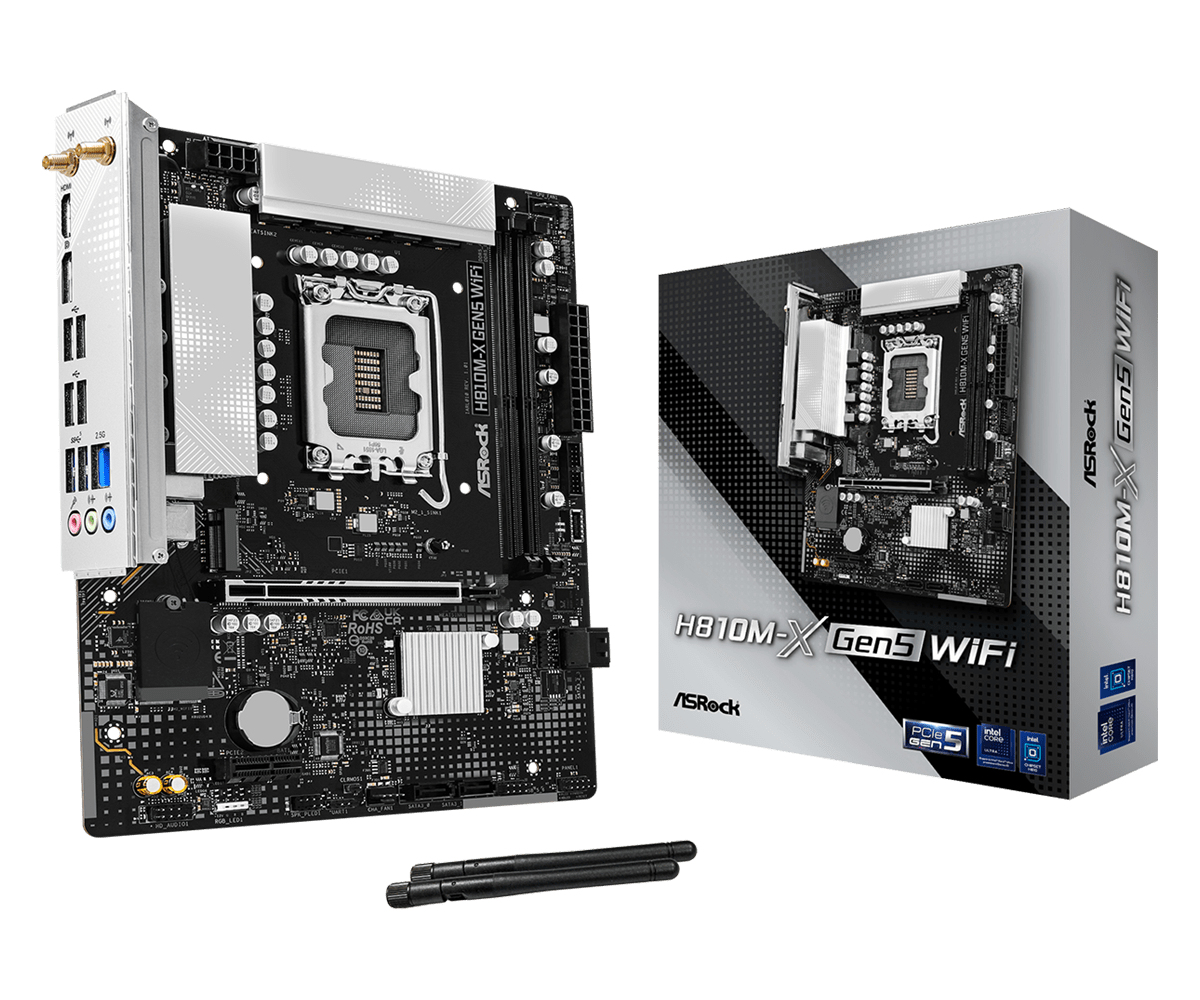 Asrock H810M-X GEN5 WIFI - Moederbord
