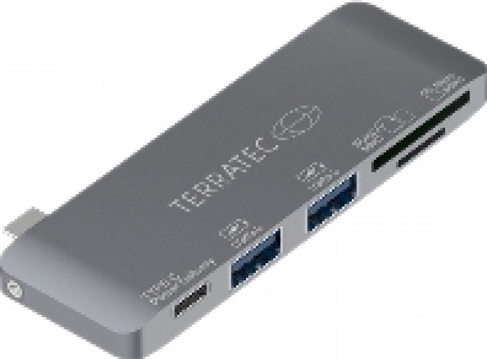 TERRATEC Connect C7 Typee-C zu Typee-C PD USB3.0 CardReader