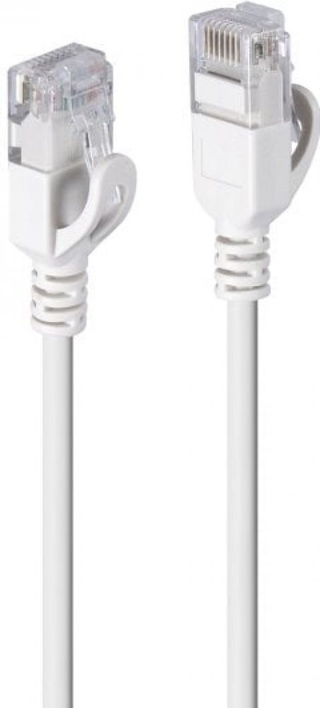 Lindy 1m Cat.6A U/UTP Ultra Slim Network Cable, Grey