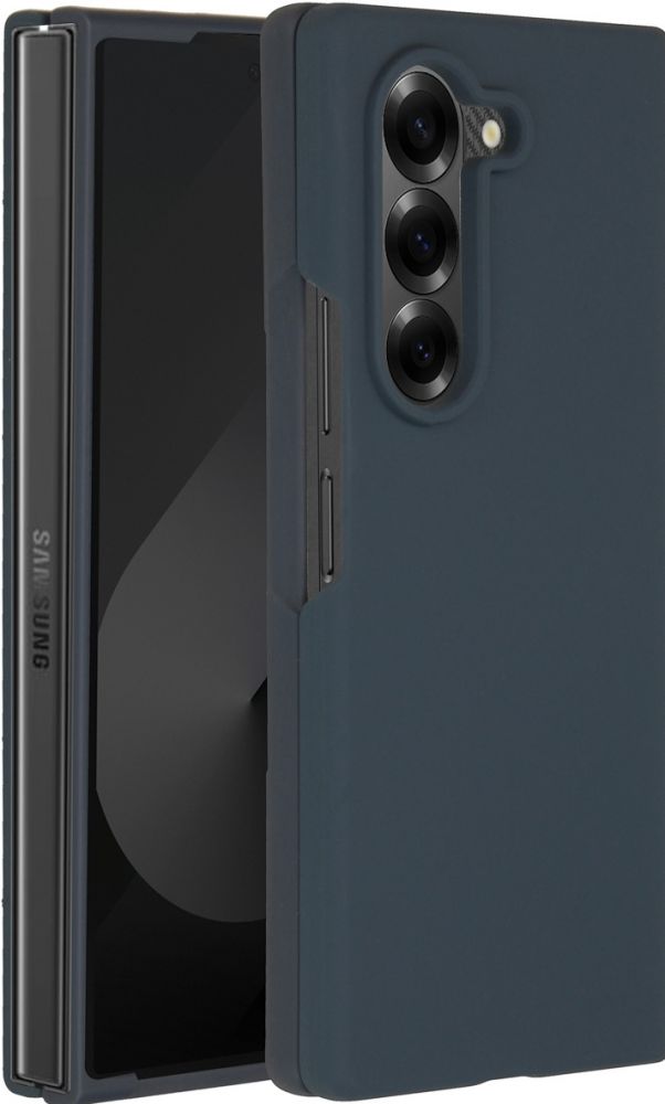 Accezz Liquid Silicone Backcover Samsung Galaxy Z Fold 6 - Donkerblauw