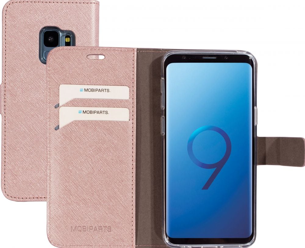 Mobiparts Saffiano Wallet Case Samsung Galaxy S9 - Smartphonehoesje