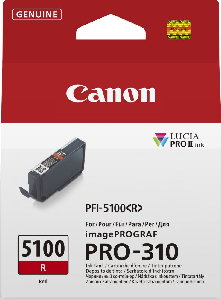 cartridge Canon PFI-5100R red