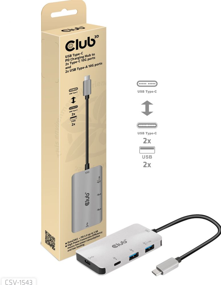 Club 3D CSV-1543 - Hub