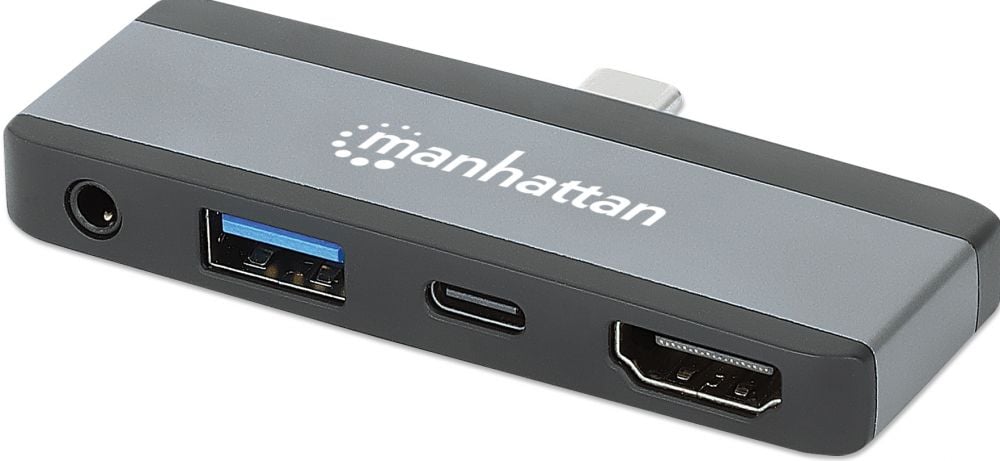 MANHATTAN USB-C PD auf HDMI 4-in-1 Mobile Dockingstation