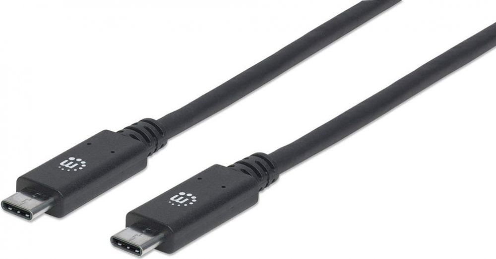 Manhattan USB 3.1 Kabel 10Gbit/s C-stekker auf C-stekker 1m
