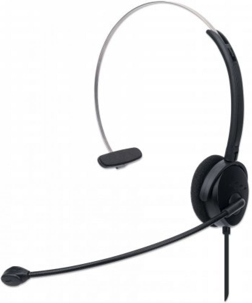 Manhattan Mono USB-Headset Ohrauflegendes Design (On-Ear)