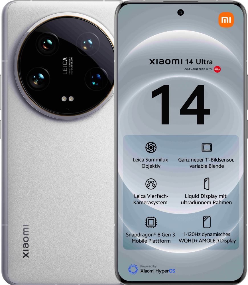 Xiaomi 14 Ultra 5G - 512GB Wit