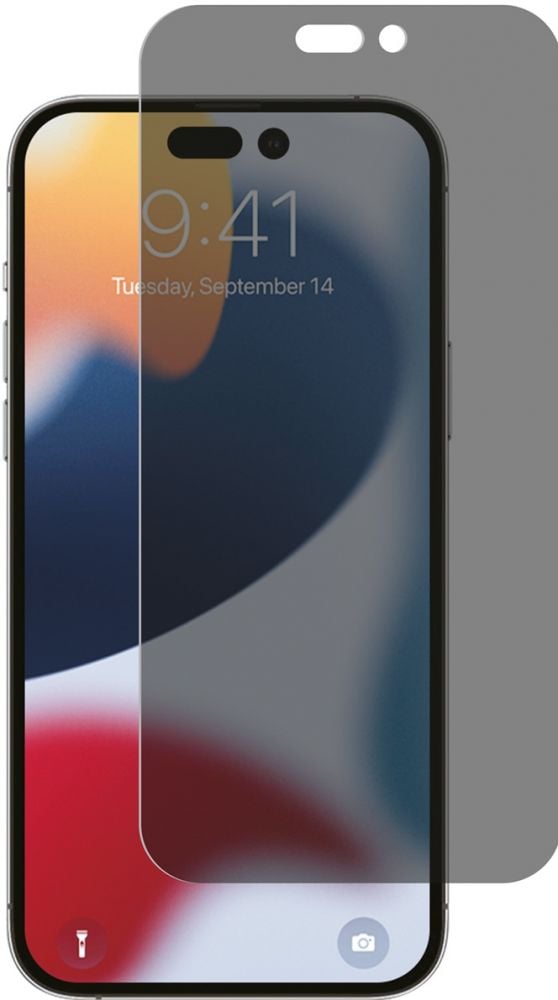 Selencia Gehard Glas Privacy Screenprotector iPhone 14 Pro Max