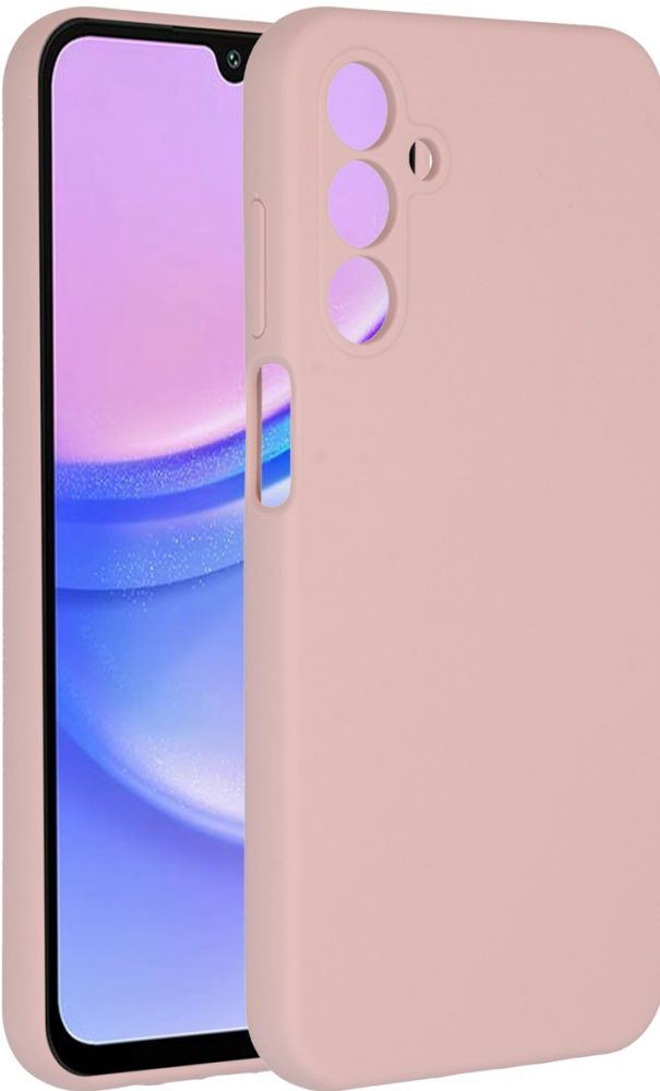 Accezz Liquid Silicone Backcover Samsung Galaxy A15 (5G/4G) - Roze