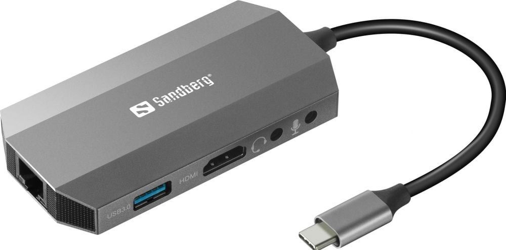 USB-C 6-in1 Travel Dock