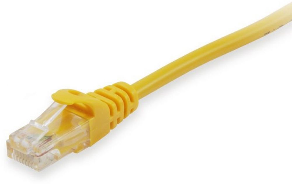 Equip Patchkabel Cat6A U/UTP 2xRJ45 0.50m gelb LSZH