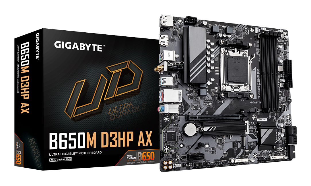 Gigabyte B650M D3HP AX (B650,AM5,mATX,DDR5)