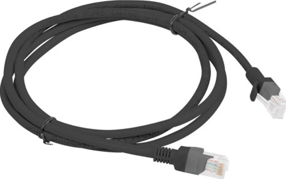 LANBERG PATCHKABEL CAT.5E UTP 1.5M SCHWARZ FLUKE ZERTIFIKAT