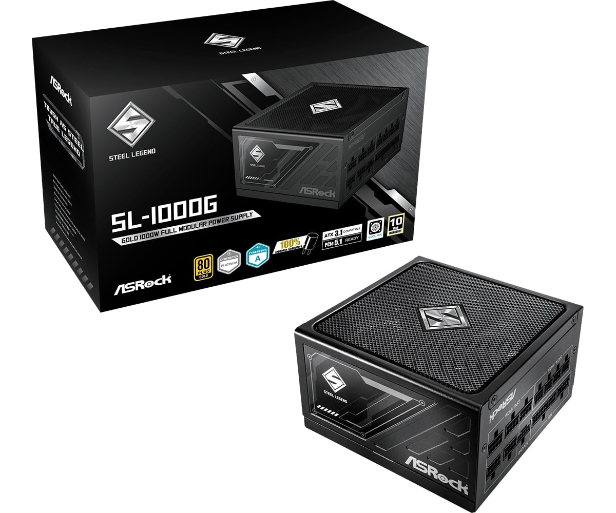 Asrock Steel Legend SL-1000G - Voeding
